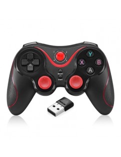 GEN_GAME Gamepad Bluetooth Game Controller Support Wireless Receiver with Adjustable Bracket Clip Se