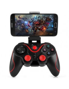 GEN_GAME Gamepad Bluetooth Game Controller Support Wireless Receiver with Adjustable Bracket Clip Se