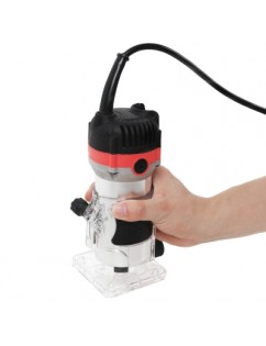 800W 35000rpm Woodworking Electric Trimmer Wood Milling Engraving Slotting Trimming Machine