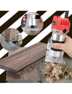 800W Electric Hand Trimmer Router Wood Carving Machine