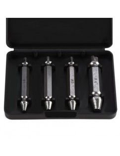 Double Side Damaged Screw Extractor S2 Alloy Steel Out Remover Bolt Stud Tool