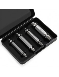 Double Side Damaged Screw Extractor S2 Alloy Steel Out Remover Bolt Stud Tool