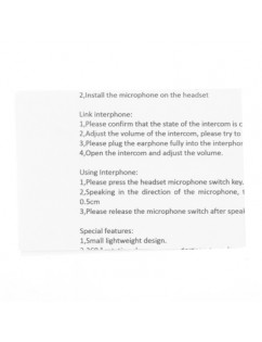 SH - CT01 Walkie Talkie Headset