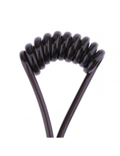 Cwxuan 3.5mm Plug Sound Conduction Acoustic Air Tube Spring Earphone