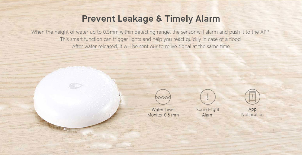 Aqara Smart Water Sensor - White Aqara Smart Water Sensor - White