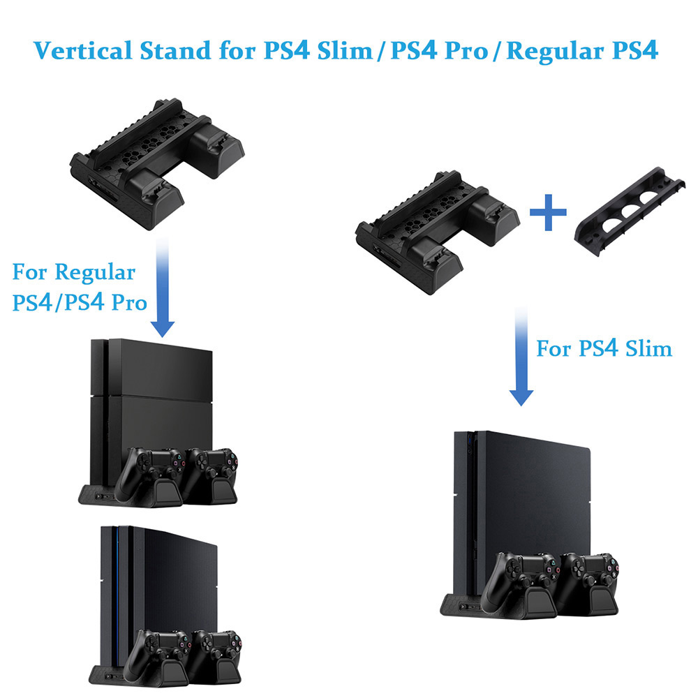 Multi-function dock for PS4/PS4 Slim/PS4 Pro Multi-function dock for PS4/PS4 Slim/PS4 Pro