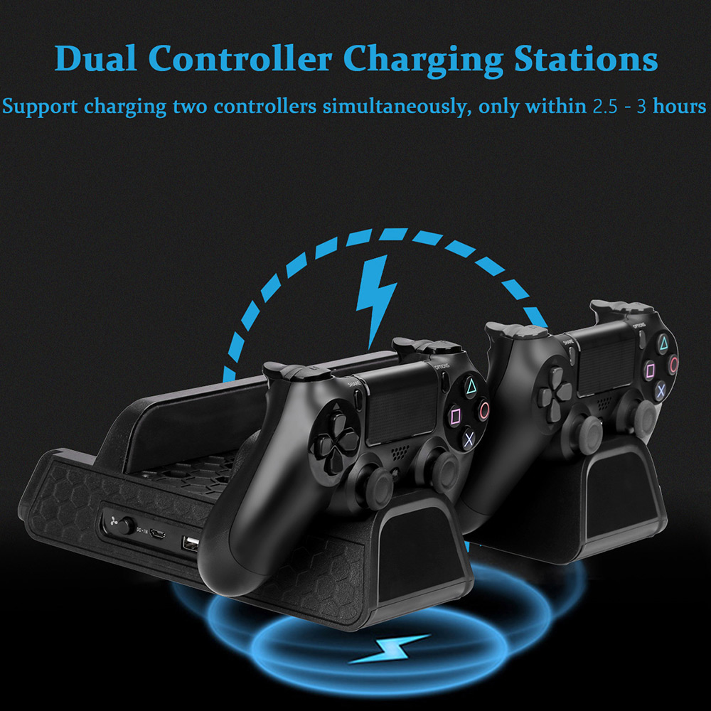 Multi-function dock for PS4/PS4 Slim/PS4 Pro Multi-function dock for PS4/PS4 Slim/PS4 Pro