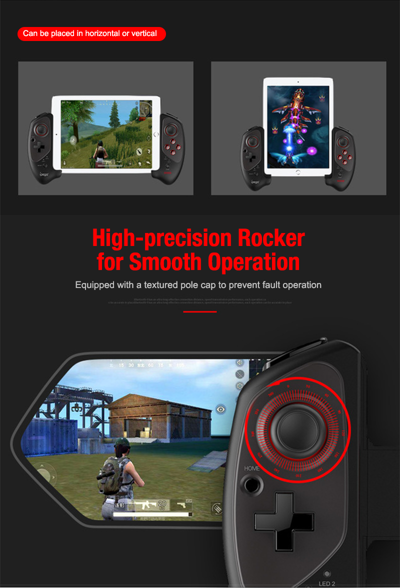 iPEGA PG-9083S Red Bat Wireless Bluetooth Gamepad Telescopic Game Controller Plug &  Play for Android IOS Smartphone Tabletu00a0