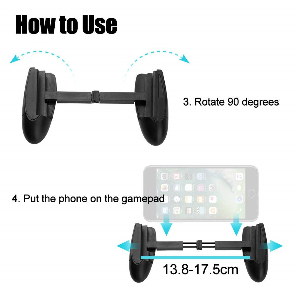 Mobile Phone Handle Game Controller Gamepad Shoot Aim Triggers Joystick Mobile Phone Handle Game Controller Gamepad Shoot Aim Triggers Joystick