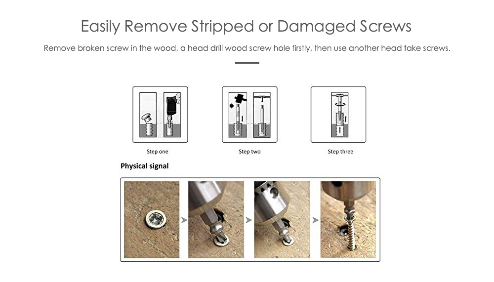4PCS Double Side Damaged Screw Extractor S2 Alloy Steel Out Remover Bolt Stud Tool 4PCS Double Side Damaged Screw Extractor S2 Alloy Steel Out Remover Bolt Stud Tool