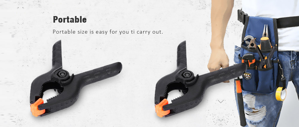 3-inch Durable Muslin Spring Clamp Grip Clip for DIY Woodwork 3-inch Durable Muslin Spring Clamp Grip Clip for DIY Woodwork