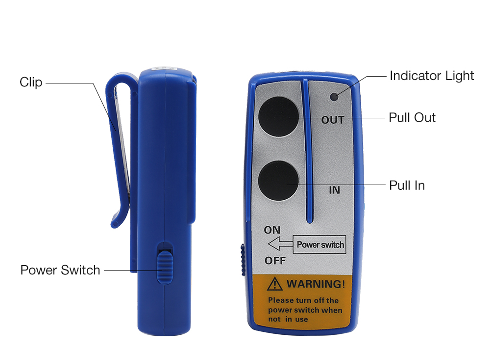 KLS - 203X Wireless Winch Electric Remote Control Anti-interference Twin Handset KLS - 203X Wireless Winch Electric Remote Control Anti-interference Twin Handset