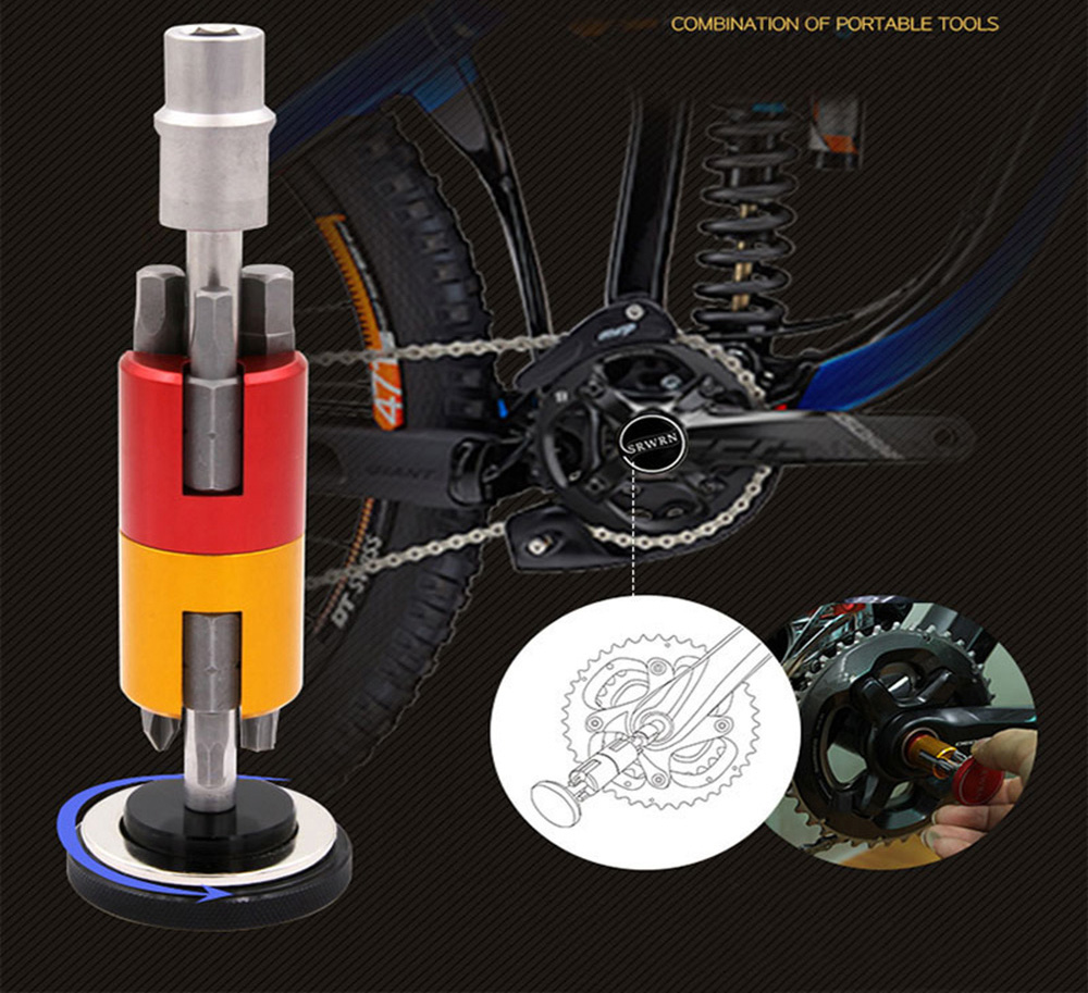SRWRN Aluminum Bicycle Invisible Repair Tool Set for Chain Rivet Mountain Bike SRWRN Aluminum Bicycle Invisible Repair Tool Set for Chain Rivet Mountain Bike