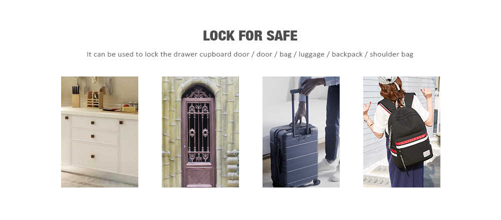 Zinc Alloy Three-digit Password Lock for Suitcase / Bag / Drawer Cupboard Door Zinc Alloy Three-digit Password Lock for Suitcase / Bag / Drawer Cupboard Door
