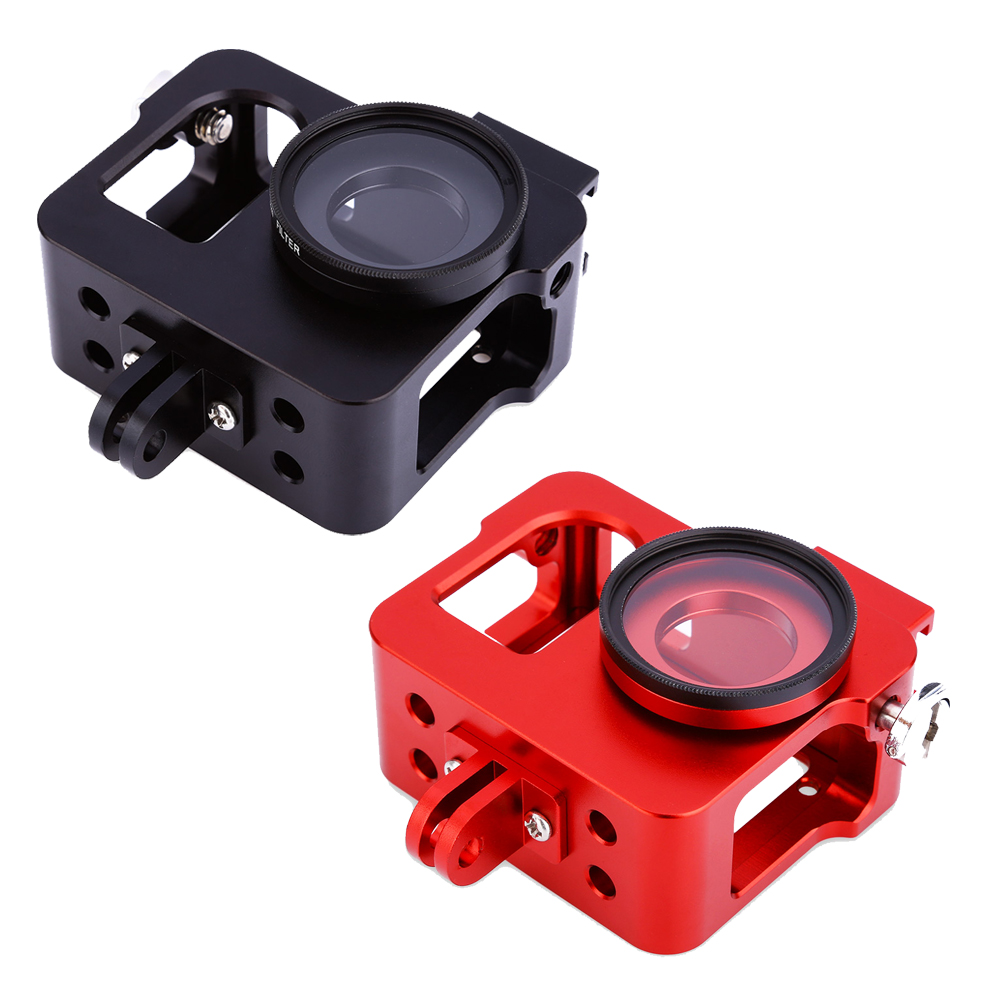 Aluminum Alloy Protective Frame Housing with Filter Lens for SJ400 Aluminum Alloy Protective Frame Housing with Filter Lens for SJ400
