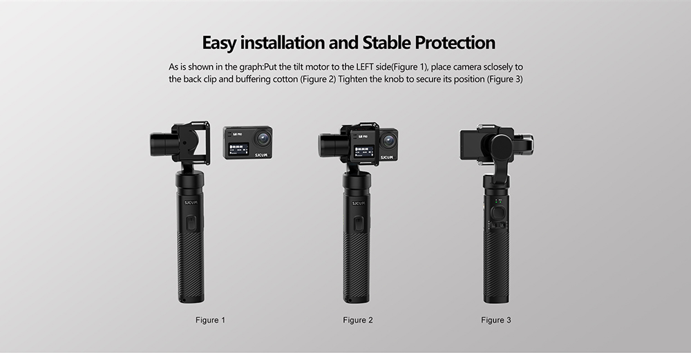 Original SJCAM SJ - GIMBAL 2 3-axis Handheld Gimbal Stabilizer for Action Cameras 