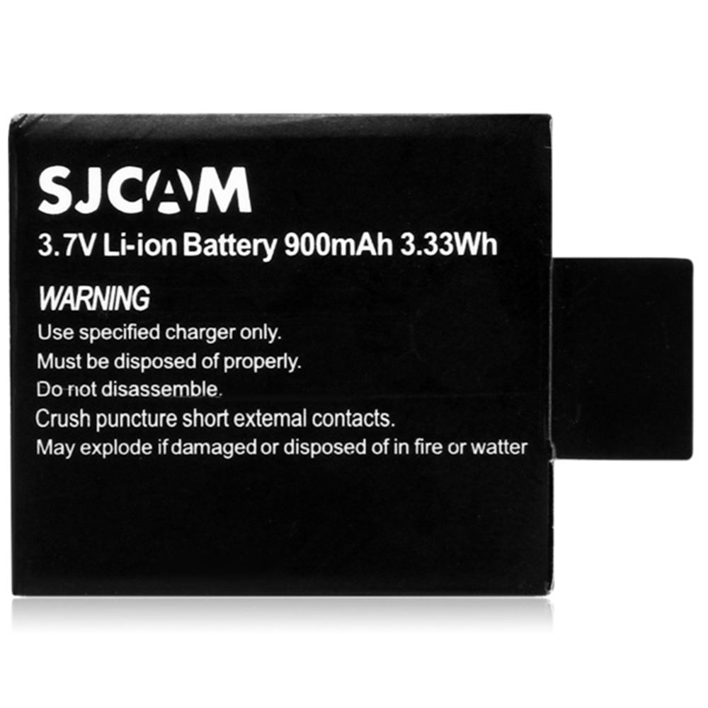 Replacement 3.7V 900mAh Rechargeable Battery for SJCAM SJ5000 SJ5000+ M10 SJ4000