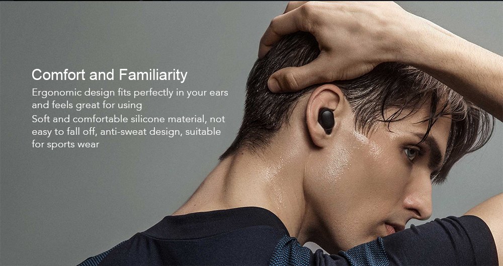 Original Xiaomi Redmi AirDots Bluetooth Wireless Headset - Black Original Xiaomi Redmi AirDots Bluetooth Wireless Headset - Black