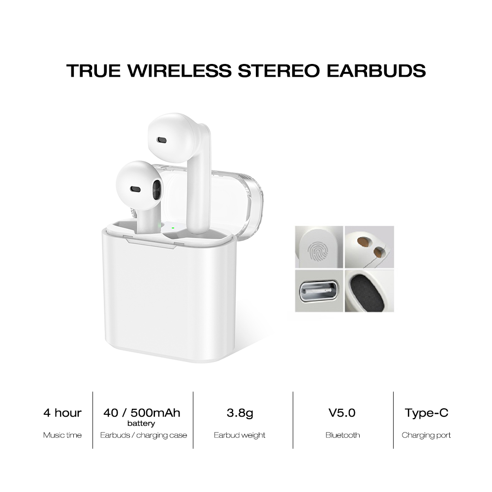 Hello 1 Bluetooth Earphones True Wireless Hi-Fi Stereo Sound Earbuds Hello 1 Bluetooth Earphones True Wireless Hi-Fi Stereo Sound Earbuds