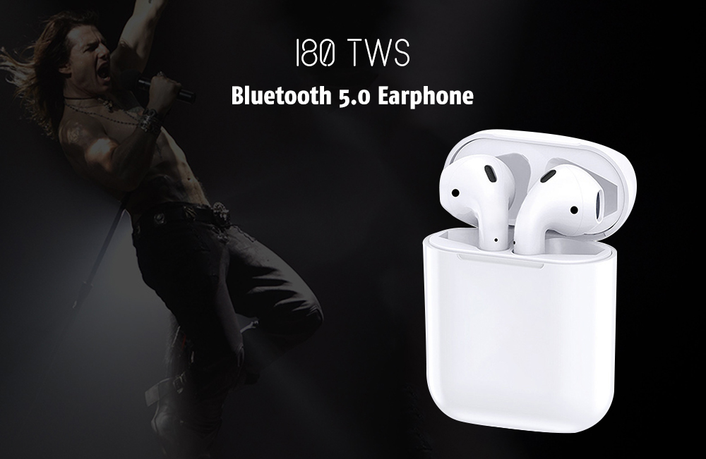 i80 TWS Surround Sound Effect / Noise Canceling / Comfortable Wearing / Support Wireless Charging / Bluetooth 5.0 Earphone i80 TWS Surround Sound Effect / Noise Canceling / Comfortable Wearing / Support Wireless Charging / Bluetooth 5.0 Earphone
