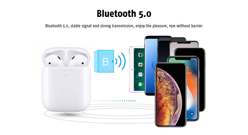 i80 TWS Surround Sound Effect / Noise Canceling / Comfortable Wearing / Support Wireless Charging / Bluetooth 5.0 Earphone i80 TWS Surround Sound Effect / Noise Canceling / Comfortable Wearing / Support Wireless Charging / Bluetooth 5.0 Earphone