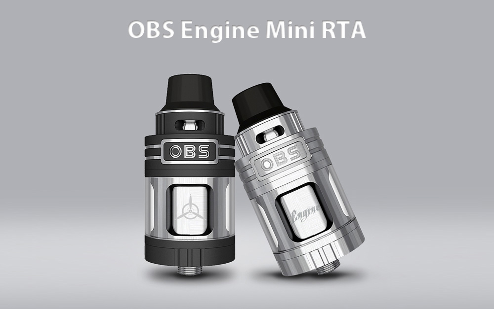 Original OBS Engine Mini RTA with 3.5ml Capacity / Top Airflow / Side Filling / Powerful DIY Deck for E Cigarette Original OBS Engine Mini RTA with 3.5ml Capacity / Top Airflow / Side Filling / Powerful DIY Deck for E Cigarette