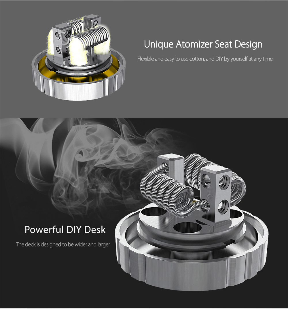 Original OBS Engine Mini RTA with 3.5ml Capacity / Top Airflow / Side Filling / Powerful DIY Deck for E Cigarette Original OBS Engine Mini RTA with 3.5ml Capacity / Top Airflow / Side Filling / Powerful DIY Deck for E Cigarette