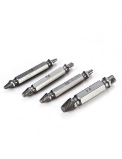 Double Side Damaged Screw Extractor S2 Alloy Steel Out Remover Bolt Stud Tool