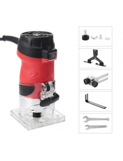 2200W Electric Hand Trimmer Router Wood Carving Machine 6 Speed Setting