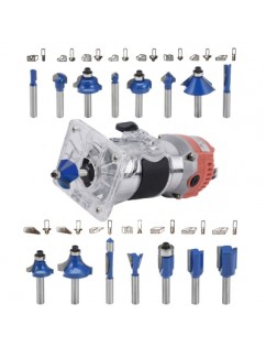 15pcs Router Bit Milling Cutter Woodworking Tools for Electric Hand Trimmer