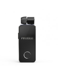 FineBlue F2 Wireless Bluetooth V5.0 Music Headset Vibrating Alert Wear Clip Earphone for Smartphone