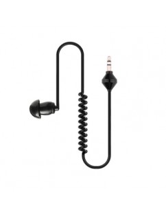 Cwxuan 3.5mm Plug Sound Conduction Acoustic Air Tube Spring Earphone
