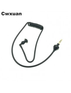 Cwxuan 3.5mm Plug Sound Conduction Acoustic Air Tube Spring Earphone