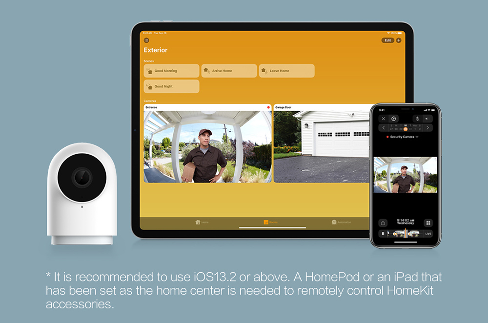 Aqara G2H Smart Camera 1080P Gateway Edition Zigbee Linkage Smart Devices IP Wifi Wireless Cloud Home Security - White Aqara G2H Smart Camera 1080P Gateway Edition Zigbee Linkage Smart Devices IP Wifi Wireless Cloud Home Security - White