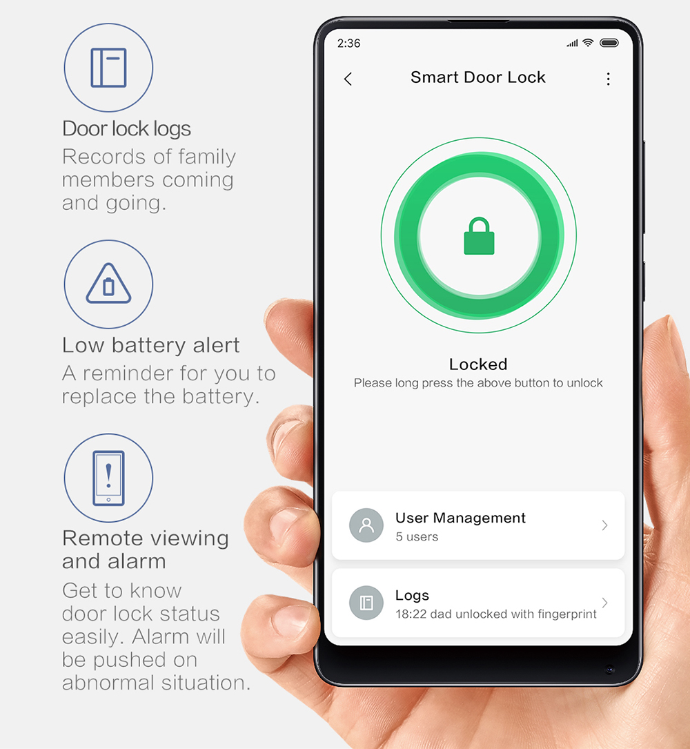 Aqara N100 Smart Door Lock - Black Aqara N100 Smart Door Lock - Black