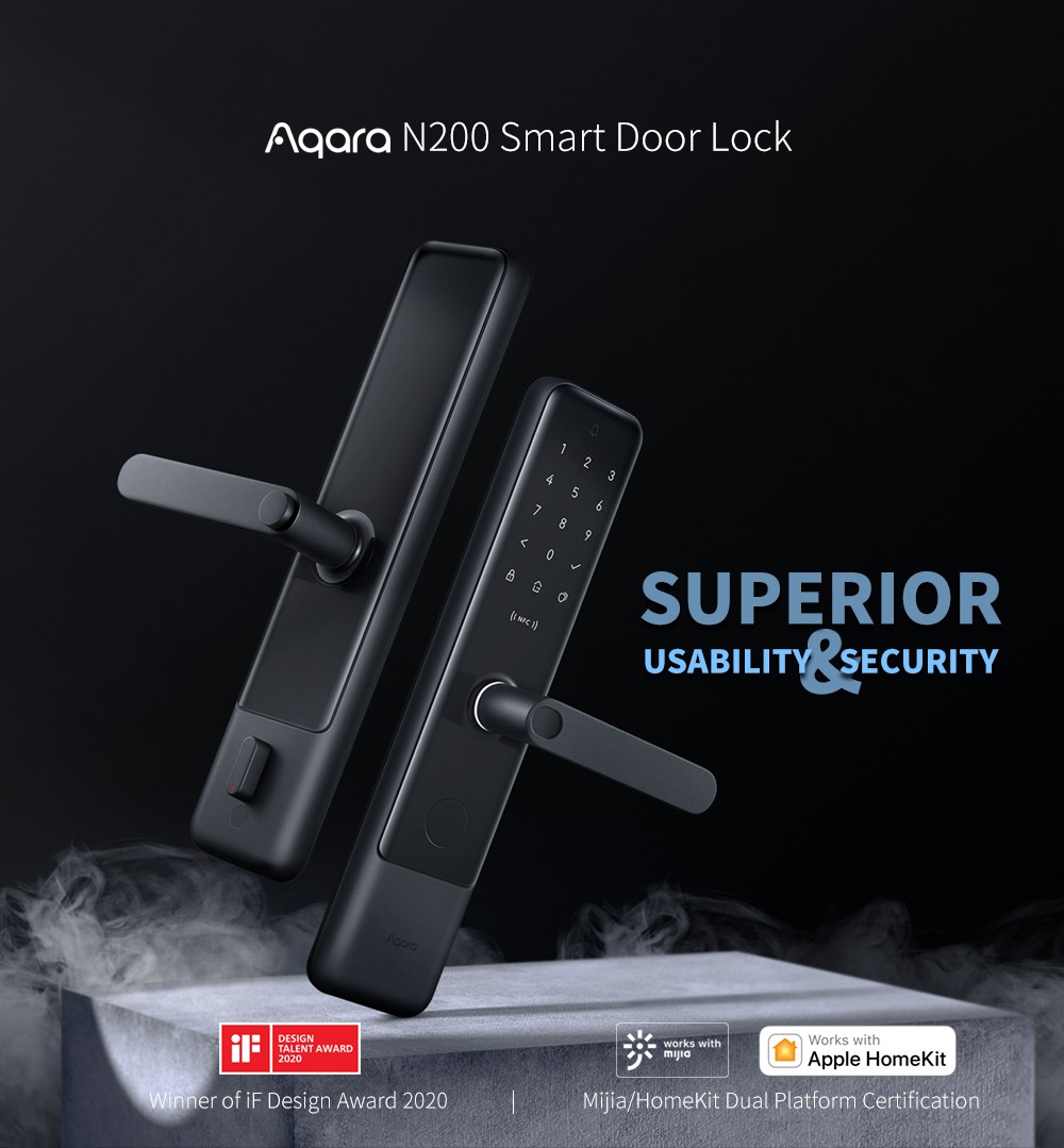 Aqara N200 Smart Door Lock - Black Aqara N200 Smart Door Lock - Black