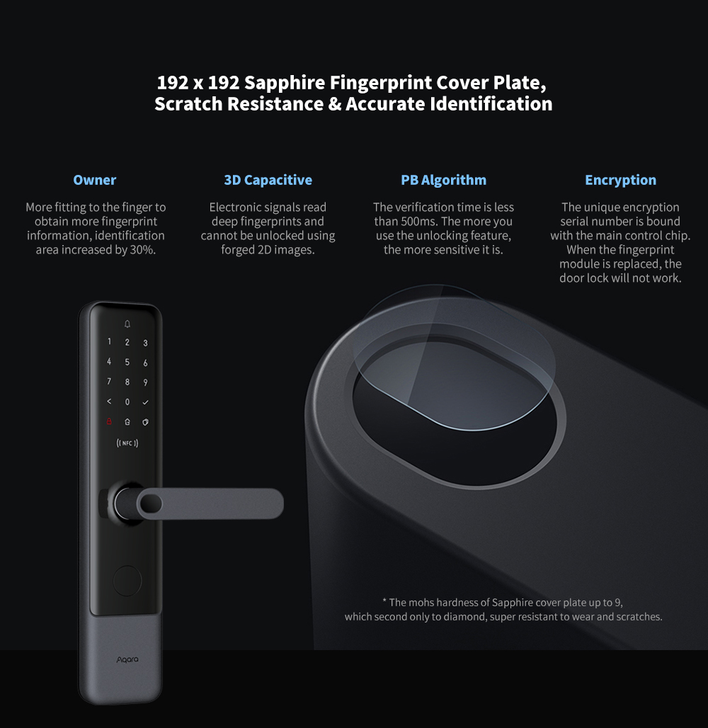 Aqara N200 Smart Door Lock - Black Aqara N200 Smart Door Lock - Black