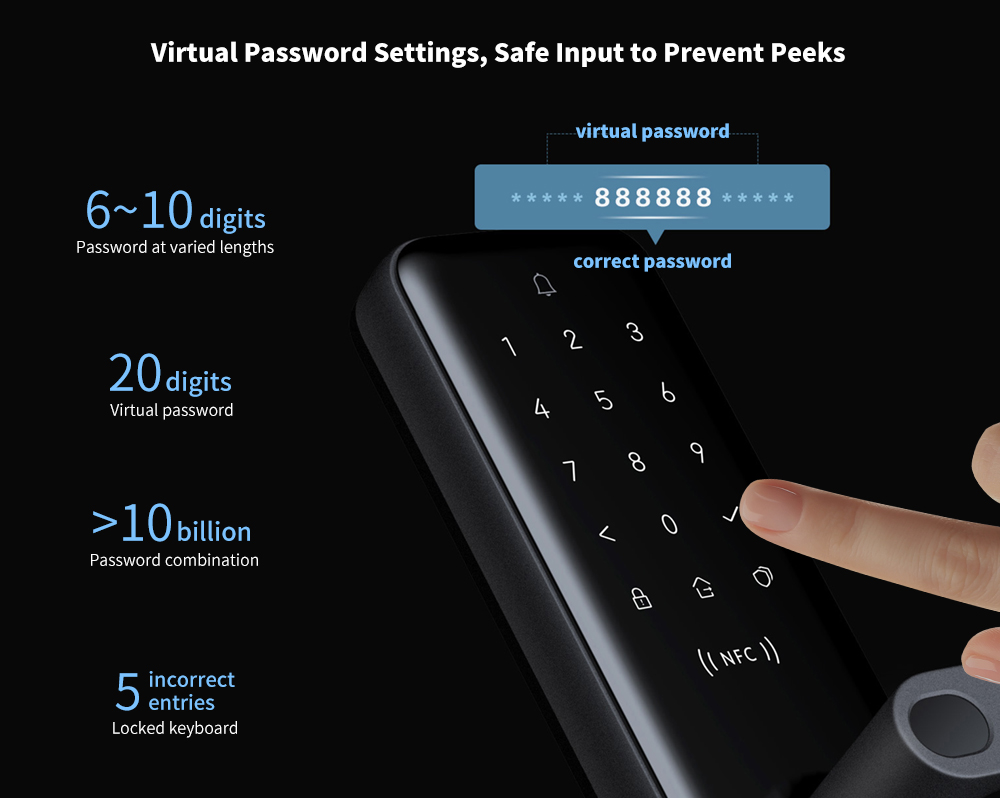 Aqara N200 Smart Door Lock - Black Aqara N200 Smart Door Lock - Black