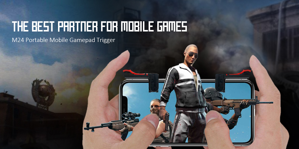 M24 Phone Gamepad Trigger Fire Button Aim Key Joystick Smartphone Tablet Gaming L1R1 Shooter Controller M24 Phone Gamepad Trigger Fire Button Aim Key Joystick Smartphone Tablet Gaming L1R1 Shooter Controller