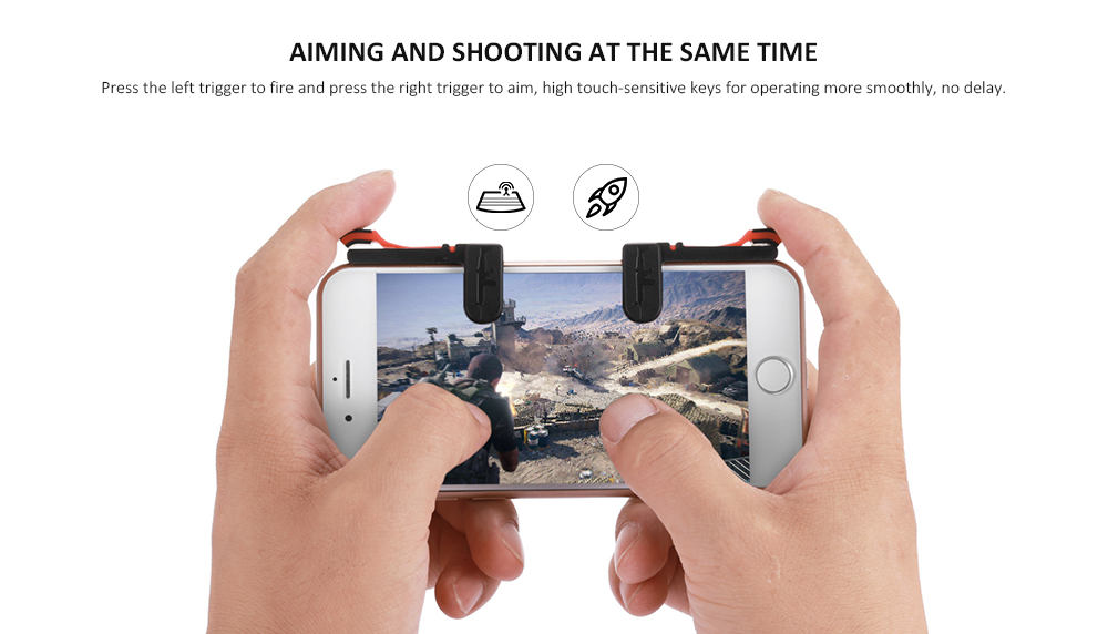 M24 Phone Gamepad Trigger Fire Button Aim Key Joystick Smartphone Tablet Gaming L1R1 Shooter Controller M24 Phone Gamepad Trigger Fire Button Aim Key Joystick Smartphone Tablet Gaming L1R1 Shooter Controller