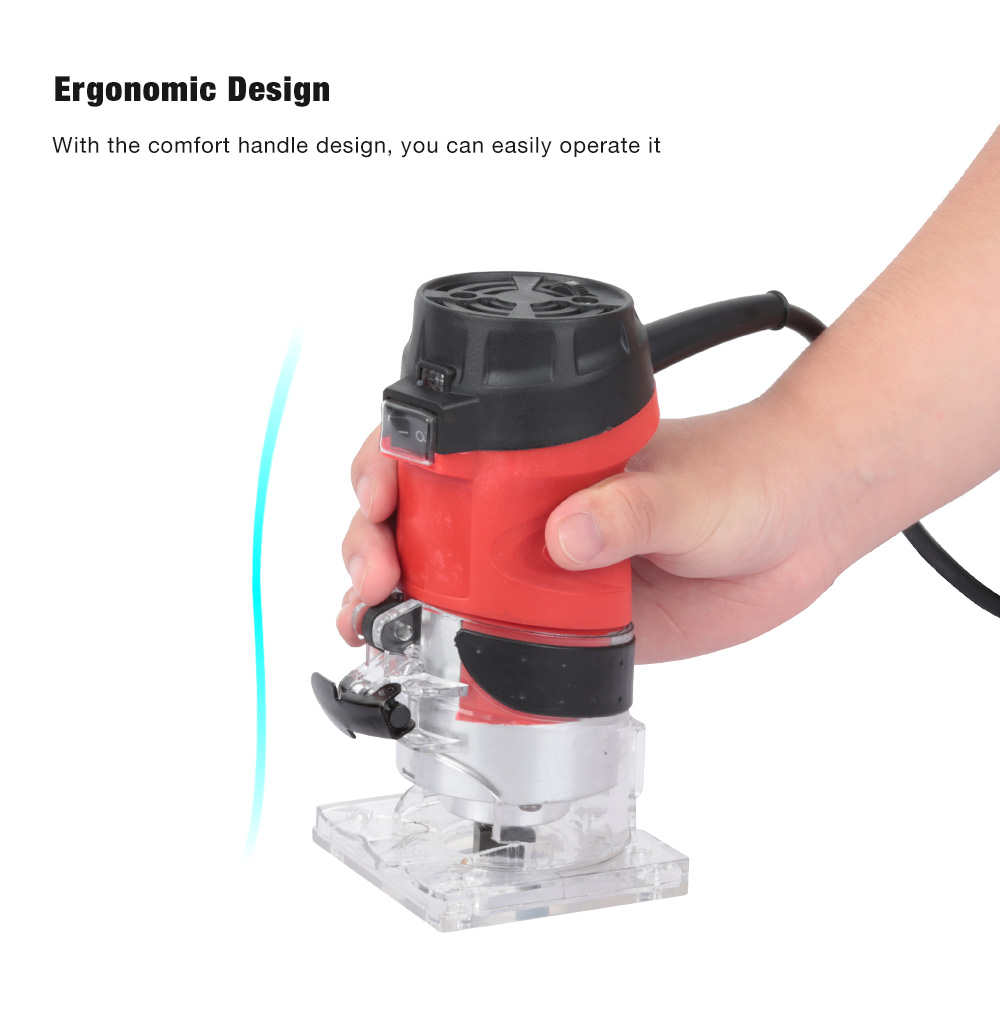 2200W Electric Hand Trimmer Router Wood Carving Machine 6 Speed Setting 2200W Electric Hand Trimmer Router Wood Carving Machine 6 Speed Setting