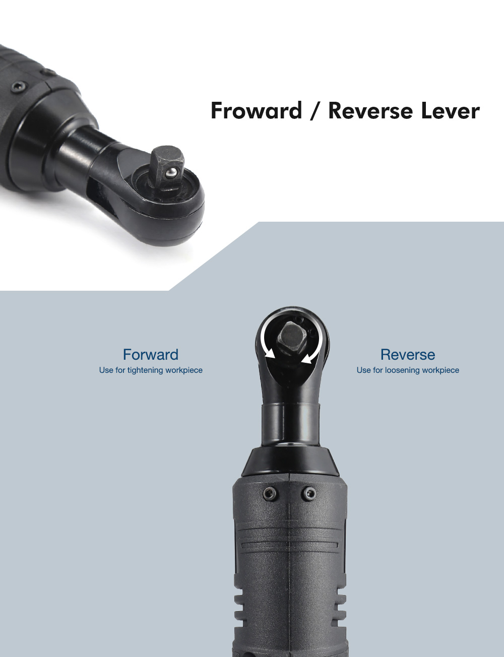 3/8'' Electric Ratchet Wrench with Two Lithium-ion Battery 3/8'' Electric Ratchet Wrench with Two Lithium-ion Battery