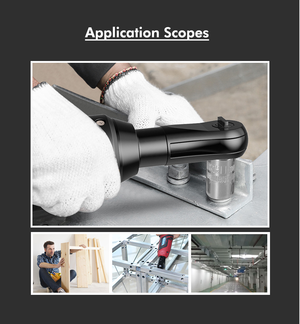 3/8'' Electric Ratchet Wrench with Two Lithium-ion Battery 3/8'' Electric Ratchet Wrench with Two Lithium-ion Battery