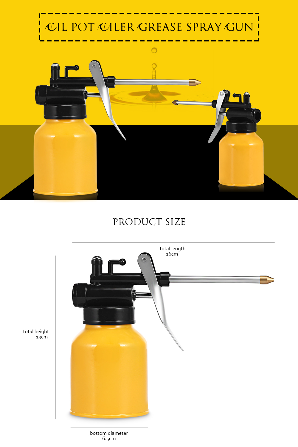 250g Oil Pot Grease Spray Gun High Pressure Hand Oiler Pump Hose Machine 250g Oil Pot Grease Spray Gun High Pressure Hand Oiler Pump Hose Machine