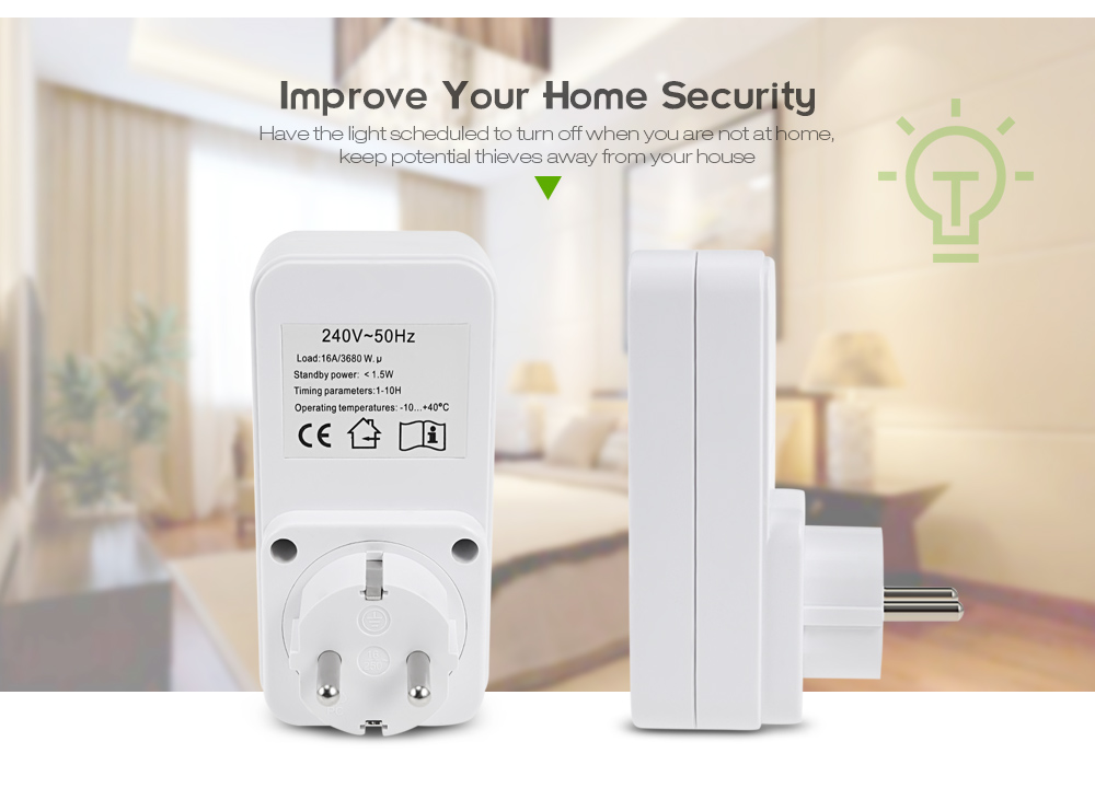 TM04 Countdown Timer Switch Smart Control Plug-in Socket Auto Shut off Outlet TM04 Countdown Timer Switch Smart Control Plug-in Socket Auto Shut off Outlet