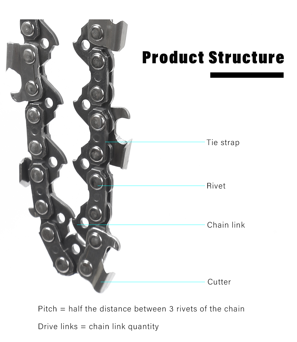 Chainsaw Chain 0.325'' Pitch 0.058'' Gauge Chainsaw Chain 0.325'' Pitch 0.058'' Gauge
