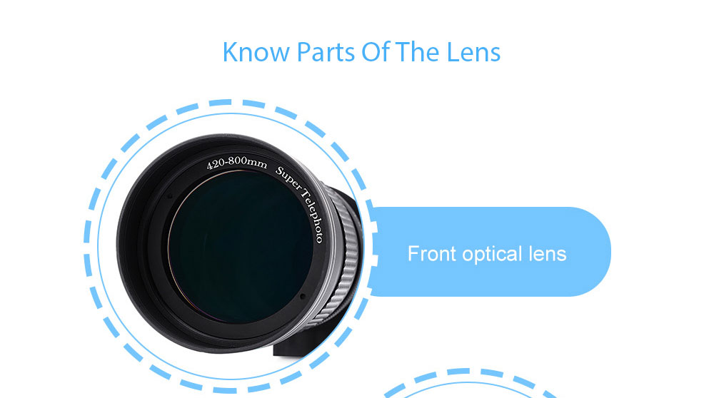 420 - 800mm Super Telephoto Manual Lens with Adapter for Canon / EOS / EF Camera 420 - 800mm Super Telephoto Manual Lens with Adapter for Canon / EOS / EF Camera