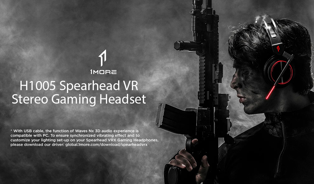 1MORE H1005 Spearhead VR Over-Ear Headphones Black 1MORE H1005 Spearhead VR Over-Ear Headphones Black