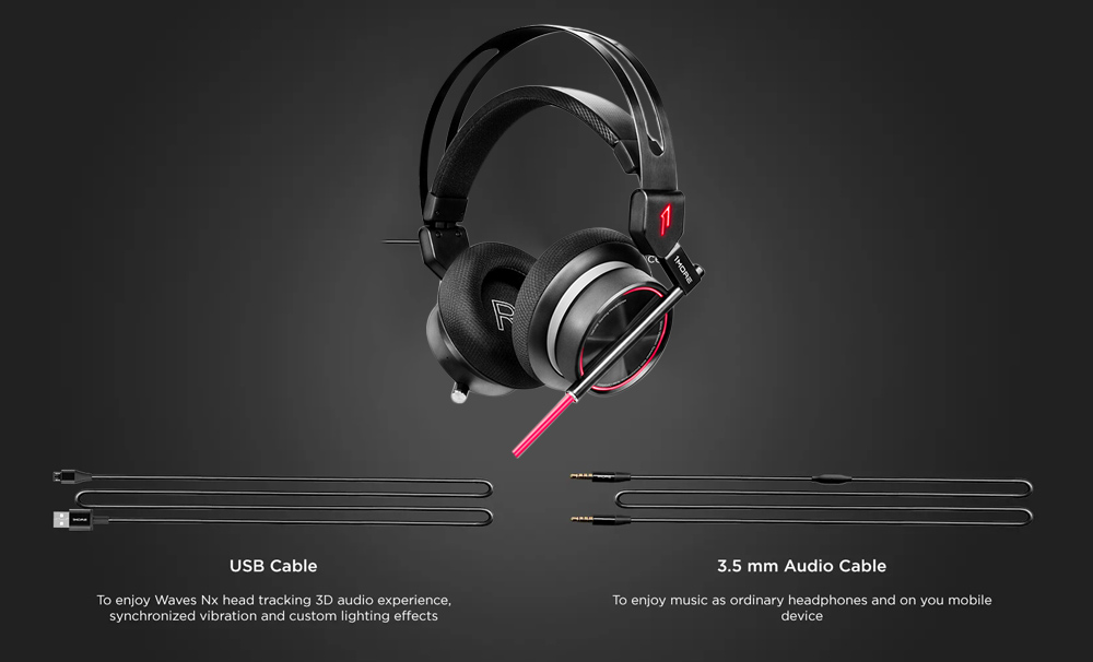 1MORE H1005 Spearhead VR Over-Ear Headphones Black 1MORE H1005 Spearhead VR Over-Ear Headphones Black