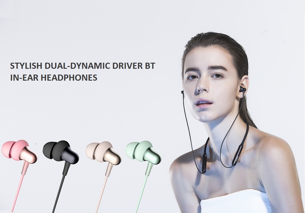 1MORE E1024BT Stylish Bluetooth In-Ear Headphones Black